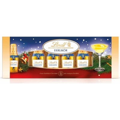 Lindt Vánoční lahvičky s vaječným likérem 131 g