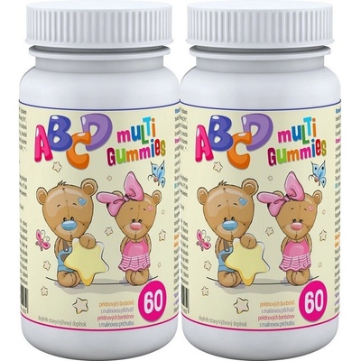 ABCD Multi Gummies Clinical 2 x 60 pektinových bonbónů