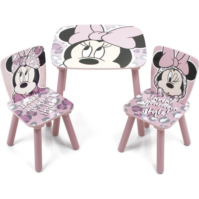 Arditex dětský stůl s židlemi Minnie Mouse růžový – Hledejceny.cz
