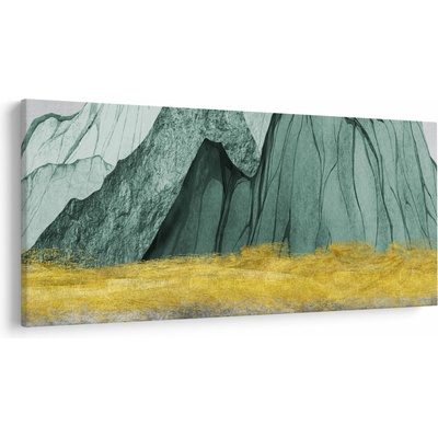Obraz - Smaragdové hory N⁰3, jednodílný 200x100 cm