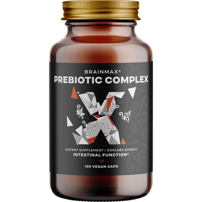 BrainMax Prebiotic Complex prebiotická směs BIO 100 rostlinných kapslí