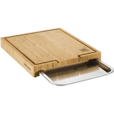 Prkénko na krájení ZWILLING bambusové 39x30cm s nerezovým tácem – Hledejceny.cz