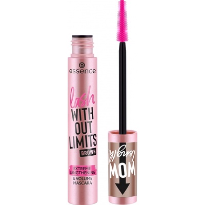 Essence WITHOUT LIMITS BROWN objemová a predlžujúca riasenka 02 Brown 13 ml