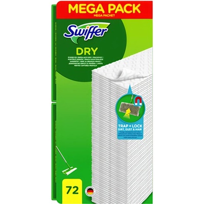 Swiffer Magnet Mop na podlahu náhradní podlahové utěrky 72 ks suché