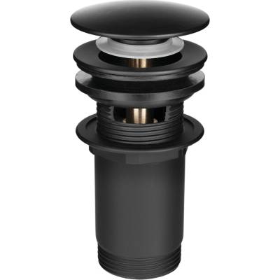 Laveo Univerzálna umývadlová výpusť Click-Clack - CKK_72R3, čierna mat