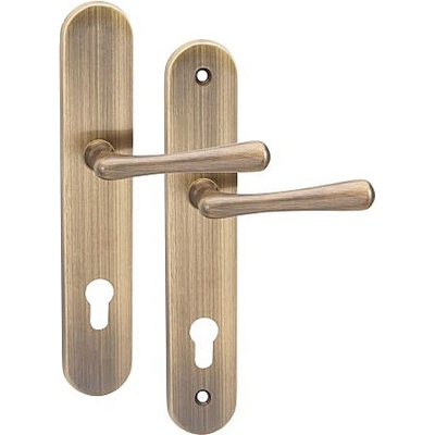 Cobra ELEGANT PZ 92 mm kľučka pravá/kľučka bronz česaný