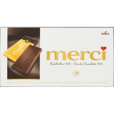 Merci extra hořká 72% 100 g