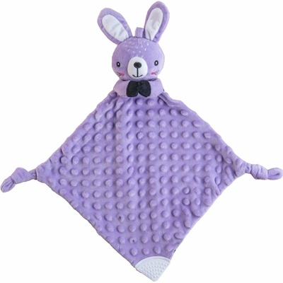 babyted Zajíček usínáček babyted, kousátko, chrastítko plyš 25x25cm na kartě v sáčku 0m+ – Hledejceny.cz