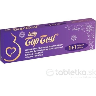 Baby Top Test tehotenský tyčinkový test 2 ks