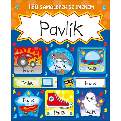 ARGUS Veselé nálepky samolepky se jménem Pavlík