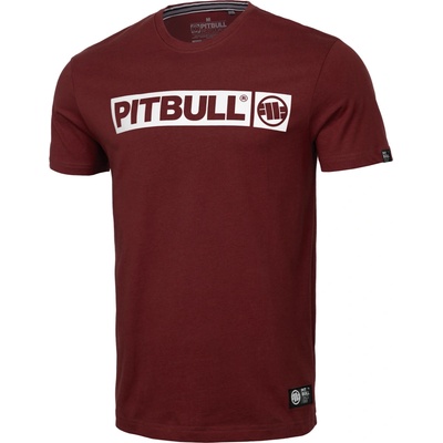 Pitbull West Coast pánské triko Hilltop 170 burgundy červená