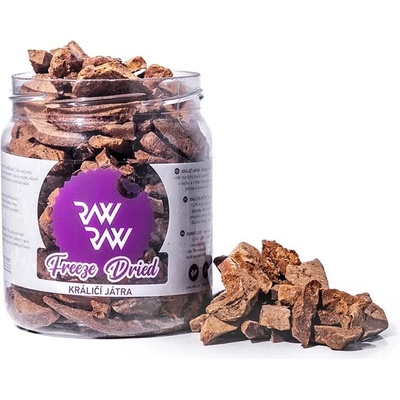 RAW RAW Freeze Dried Králičí játra 80 g