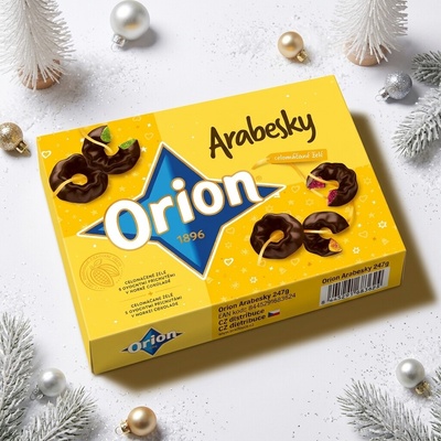 Orion Arabesky želé celomáčené v čokoládě 247 g