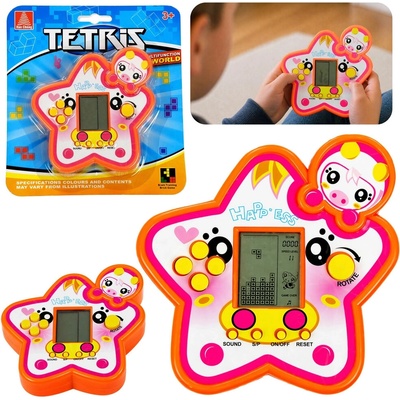 Elektronická hra Tetris hviezda červená