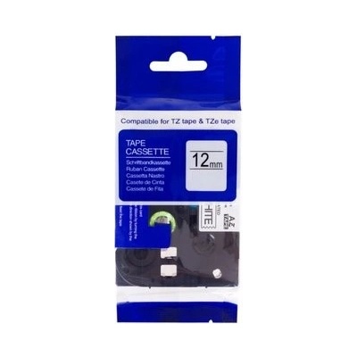 PRINTLINE kompatibilní páska s Brother HSe-631, 12mm, černý tisk/ žlutý podklad, bužírka PLTB143