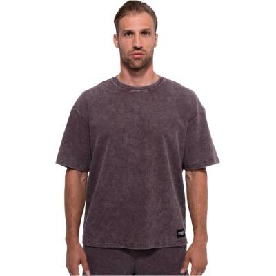 GymBeam Tričko Persistence Washed Brown