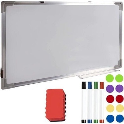Maaleo 22752 Magnetická tabule 40 x 60 cm + magnety + fixy + houbička, bílá