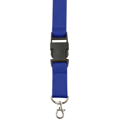 Snúrka na krk s karabínkou na kľúče cobalt modrá P219.051 25 mm