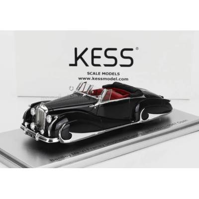 KESS MODEL BENTLEY MK VI sn.B25071 FRANAY DROPHEAD COUPE CABRIOLET OPEN 1947 BLACK 1:43