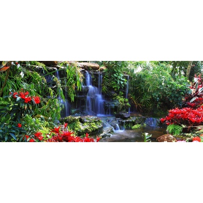 Preinterier Fototapeta - PA0252 Zelená záhrada vlies - 250cm x 104cm