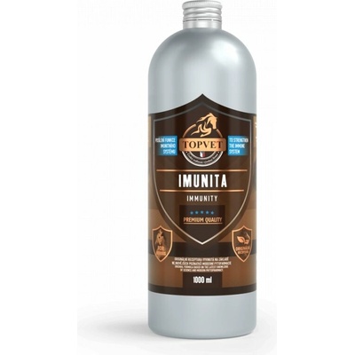 Topvet Imunita sirup bylinný sirup pro koně na podporu imunity a obranyschopnosti 1 l – Hledejceny.cz