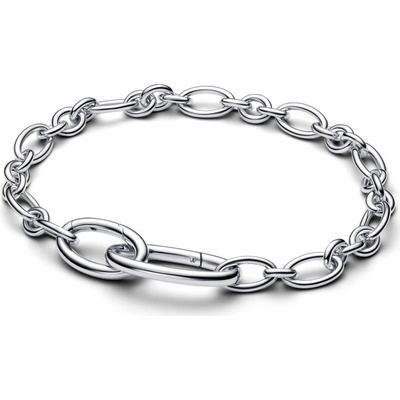 Pandora Stříbrný náramek s oválnými články ME 594678C00 17,5 cm