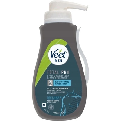 Veet Pánský depilační krém na tělo pro citlivou pokožku 400 ml