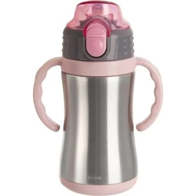 Orion 128516 Dětská termoska s víčkem růžová 330 ml