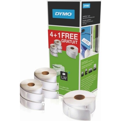 Štítky Dymo LW Standard - permanentní, 36x89 (4x260ks) + ZDARMA