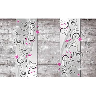 Preinterier FT5014 Fototapeta na stenu Strieborné ornamenty vlies 152cm x 104cm