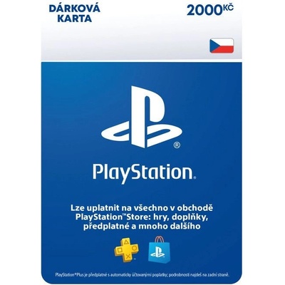 PlayStation Store dárková karta 2000 Kč – Hledejceny.cz