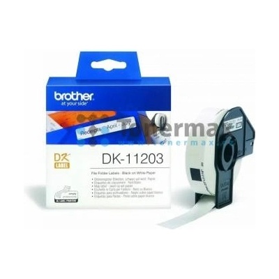 Brother DK-11203, bílá páska / černý tisk originální – Hledejceny.cz