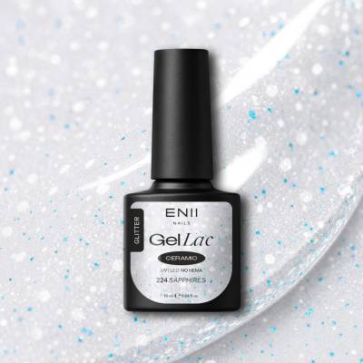 ENII NAILS Gel lak Ceramic 224 Sapphires 10 ml