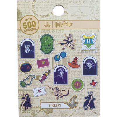 Samolepky béžový sešit Harry Potter