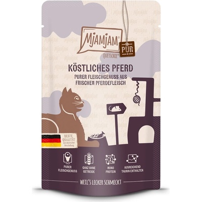 MjAMjAM Quetschie ryzí požitek z masa čistá chutná konina 48 x 125 g