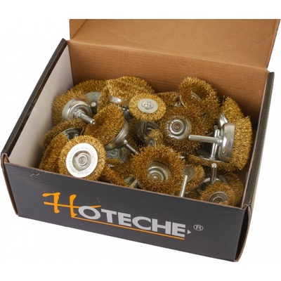 Sada drôtených kief s nástavcom do vŕtačky, 36 ks - HT591032