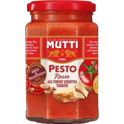 Mutti pesto z červených rajčat se sušenými rajčaty 180g