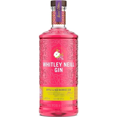 Whitley Neill Apple & Berry Gin 41,3% 0,7 l (čístá fľaša)