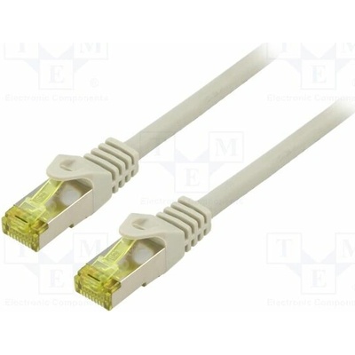Goobay 69521 Patch S/FTP Kat: 6a RJ45 vidlice z obou stran lanko Cu