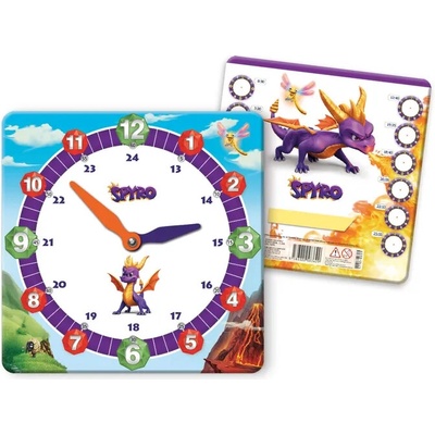 Hodiny na výučbu papierové - Spyro