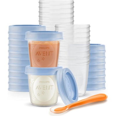 Philips Avent VIA Jídelní sada pro batolata TRANSPARENT
