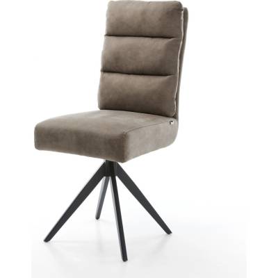 Delife Pela-Flex mikrovlákno taupe vintage plochý nerezová ocel taštičkové pružiny