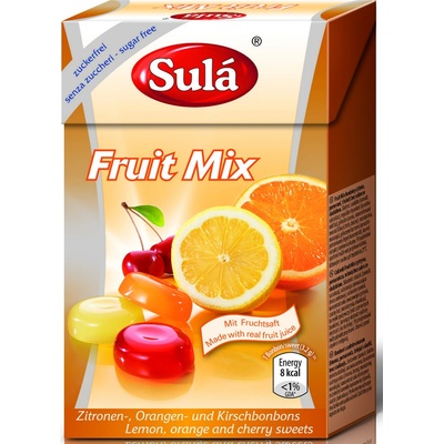 Sulá Bonbóny bez cukru fruit mix 44 g