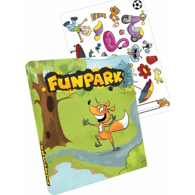 Funpark 1 - šanon pro žákovské portfolio + samolepky
