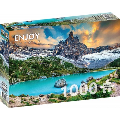 ENJOY Jezero Sorapis Dolomity Itálie 1000 dílků
