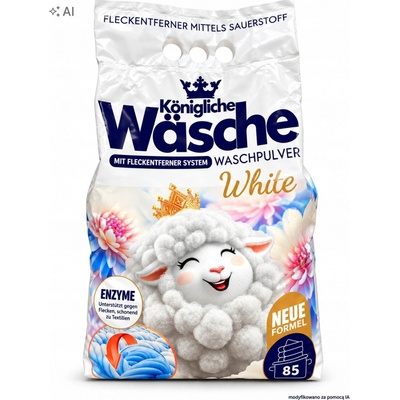 Königliche Wäsche prací prášek White na bílé prádlo 80 PD 6 kg