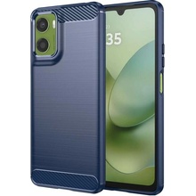 Techsuit Carbon Silicone silikonový Motorola Moto G06 / Moto G06 Power modrý