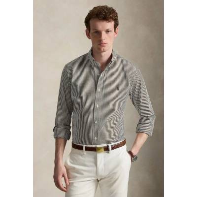 Polo Ralph Lauren pánska bavlnená košeľa s elastanom 710929344 hnedá