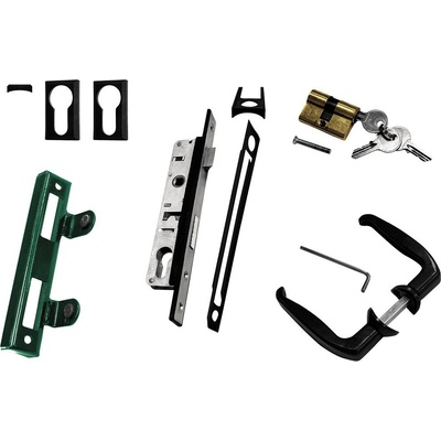 Balíček FAB pro dvoukřídlou bránu IDEAL zelená Pilecký