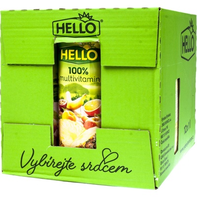 Hello džus multivitamín 100% 1 l